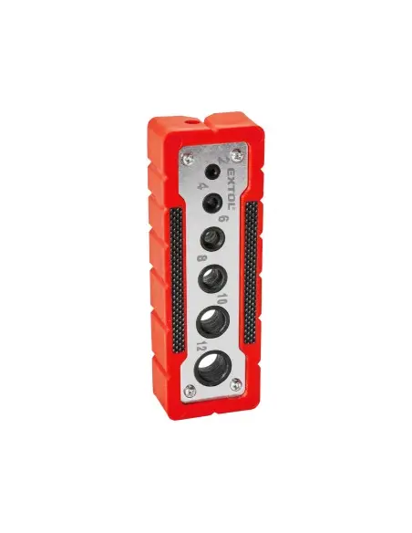 Drillblock, EXTOL PREMIUM, 8801920, 2-12mm, inox-plastic Drillblock, EXTOL PREMIUM, 8801920, 2-12mm, inox-plastic