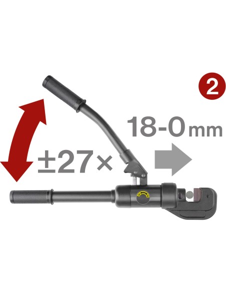 Cutter hidraulic fier-beton, FORTUM, 4900172, ⌀4-16mm, 60kN Cutter hidraulic fier-beton, FORTUM, 4900172, ⌀4-16mm, 60kN