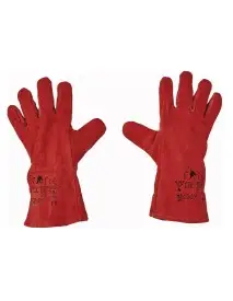 Manusi de protectie din piele HS-02-001(Sandipper Red Eco) pentru sudori