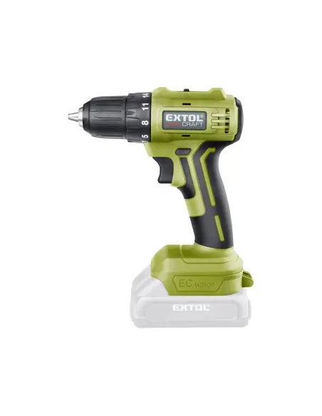 Masina de gaurit fara fir, EXTOL CRAFT, 402451, 20V Li-ion, 35/26Nm