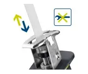Fierastrau reciprocant fara fir, EXTOL CRAFT, 402454, 20V, 2Ah