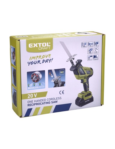 Fierastrau reciprocant fara fir, EXTOL CRAFT, 402454, 20V, 2Ah Fierastrau reciprocant fara fir, EXTOL CRAFT, 402454, 20V, 2Ah