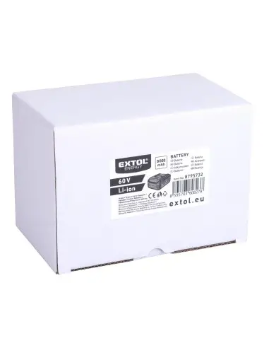 Baterie 60V/8Ah, EXTOL INDUSTRIAL, 8795732, Li-ion, 1500 cicluri Baterie 60V/8Ah, EXTOL INDUSTRIAL, 8795732, Li-ion, 1500 cicluri