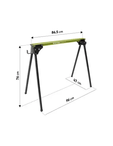 Capra pliabila, EXTOL CRAFT, 956070, 450kg, 76cm