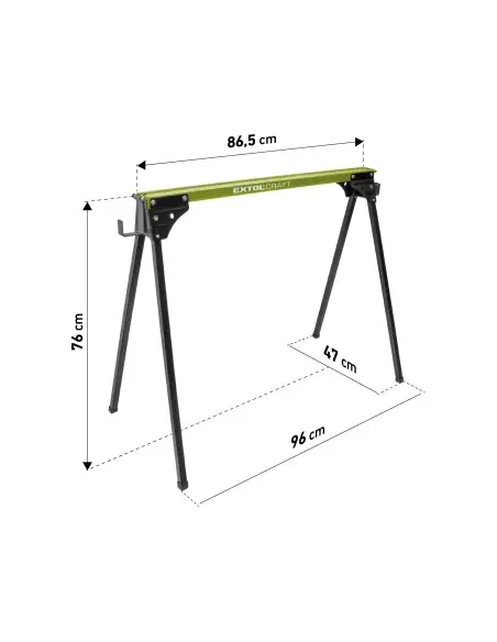 Capra pliabila, EXTOL CRAFT, 956070, 450kg, 76cm