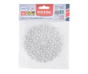 Roata de slefuire diam. scaiata, EXTOL PREMIUM, 8803096, O100mm, P400