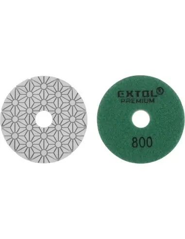 Roata polisare diamant velcro, 100mm, EXTOL, 8803097, Velcro, O100mm