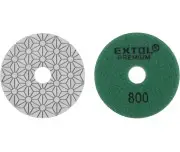 Roata polisare diamant velcro, 100mm, EXTOL, 8803097, Velcro, O100mm