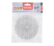 Roata polisare diamant velcro, 100mm, EXTOL, 8803097, Velcro, O100mm
