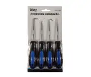 Set Crlige Si Raclete de Precizie – 4 Piese pentru Lucrari Detaliate