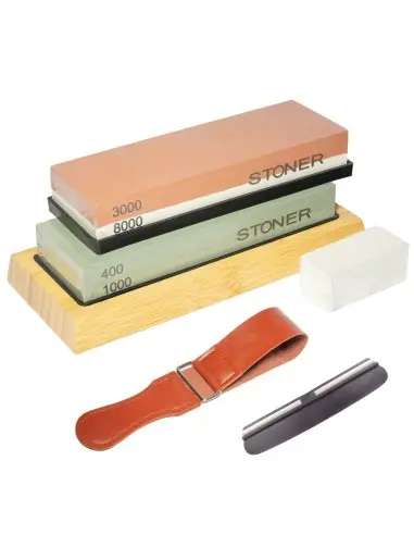 Set Pietre de Ascutit Cutite, Granulatii 400/1000 si 3000/8000