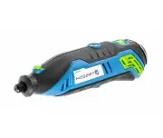 Mini polizor cu fir, Hogert, cu acumulator, 130W, 184 buc, HT2E101
