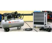 Compresor profesional TAGRED TA348, 100L, 3 pistoane