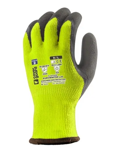 Manusi de protectie pentru frig, Coverguard, imersate in latex spumat