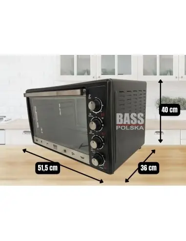 Cuptor electric 4in1 Bass Polska, 2500W – Versatilitate completa