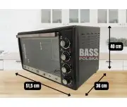 Cuptor electric 4in1 Bass Polska, 2500W – Versatilitate completa