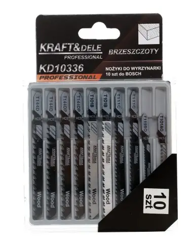 SET DE 10 LAME PENTRU FIERASTRAU DE DECOUPAT, Kraft&Dele, KD10336