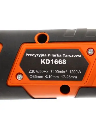 Fierastrau circular de precizie, Kraft&Dele, KD1668