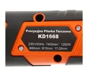 Fierastrau circular de precizie, Kraft&Dele, KD1668