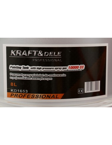AGREGAT PNEUMATIC DE PICTURA 8L, Kraft&Dele, KD1653