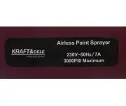 Aparat de vopsit hidrodinamic, Kraft&Dele, KD1747