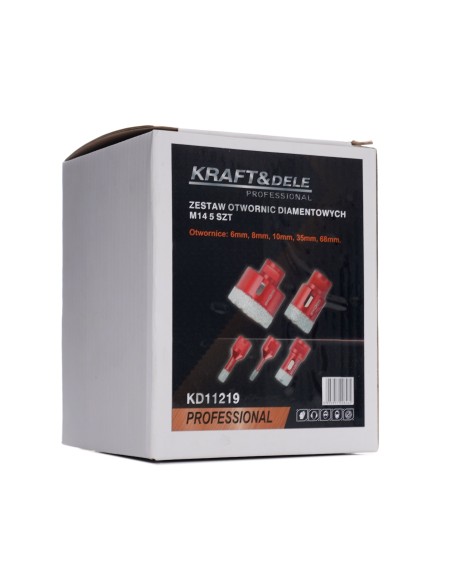 SET DE BURGHIE DIAMANTATE 5 PIESE, Kraft&Dele, KD11219 SET DE BURGHIE DIAMANTATE 5 PIESE, Kraft&Dele, KD11219