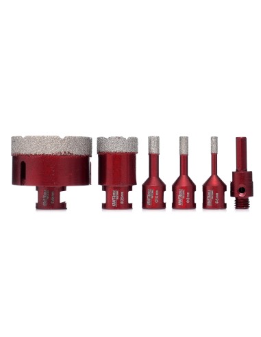 SET DE BURGHIE DIAMANTATE 5 PIESE, Kraft&Dele, KD11219 SET DE BURGHIE DIAMANTATE 5 PIESE, Kraft&Dele, KD11219