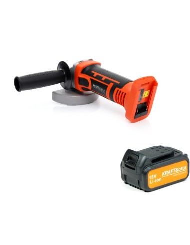 Polizor unghiular 115mm 18V X-SERIES, Kraft&Dele, KD1758