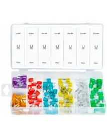 Set sigurante auto, Kraft&Dele, KD1301, 140 bucati, 3-30A