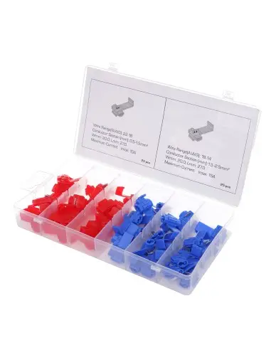 Set de conectori rapizi pentru cabluri 50 buc., Kraft&Dele, KD10481