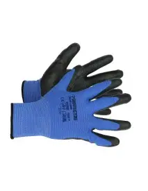 8279-Manusi de protectie imersate, de lucru, granulate BLUE Protect2u - Manusi impregnate/imersate