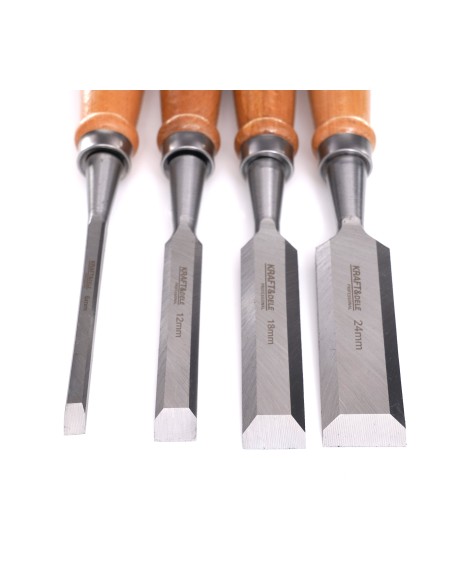 Dalta pentru lemnarie 4 buc., Kraft&Dele, KD11770 Dalta pentru lemnarie 4 buc., Kraft&Dele, KD11770