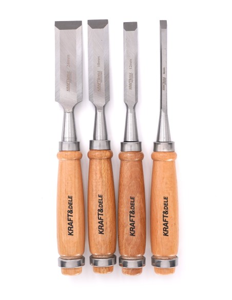 Dalta pentru lemnarie 4 buc., Kraft&Dele, KD11770 Dalta pentru lemnarie 4 buc., Kraft&Dele, KD11770