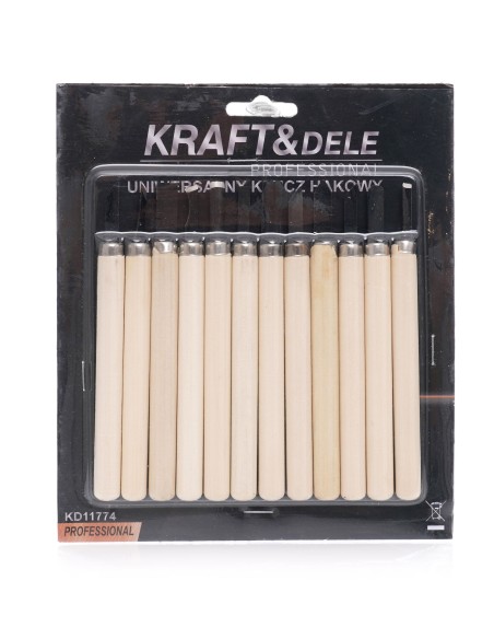 Daltele de sculptat 12 buc., Kraft&Dele, KD11774