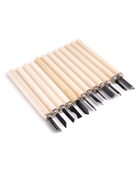 Daltele de sculptat 12 buc., Kraft&Dele, KD11774