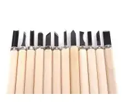 Daltele de sculptat 12 buc., Kraft&Dele, KD11774