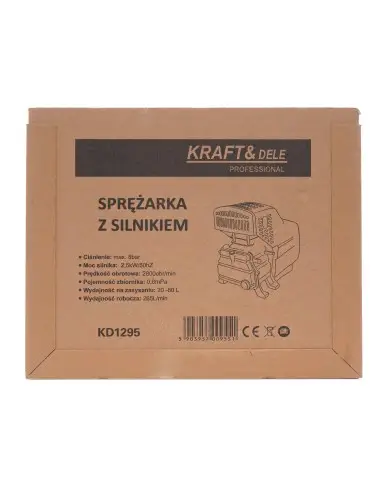 COMPRESOR CU MOTOR 8BAR, Kraft&Dele, KD1295