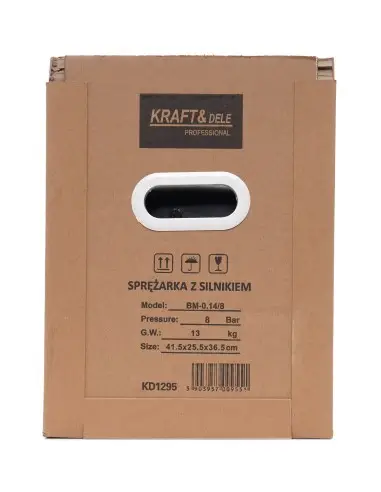 COMPRESOR CU MOTOR 8BAR, Kraft&Dele, KD1295