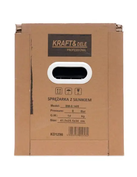 Compresor cu motor 10BAR, Kraft&Dele, KD1298