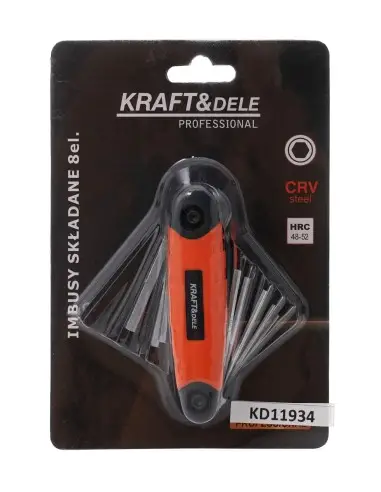 Imbusy Pliabile 8buc, Kraft&Dele, KD11934