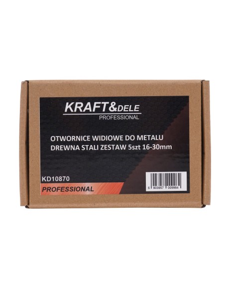 SET DE BURGHIE PENTRU METAL/LEMN, Kraft&Dele, KD10870