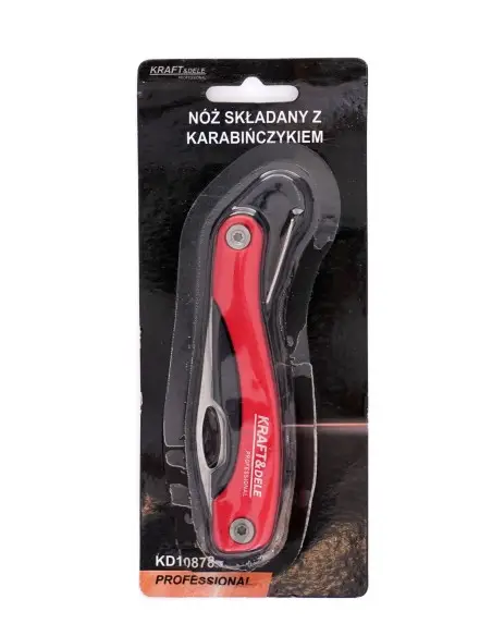 Cuțit pliabil cu carabiniera, Kraft&Dele, KD10878