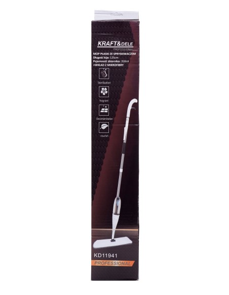Mop cu pulverizator 350 ml + rezerve, Kraft&Dele, KD11941 Mop cu pulverizator 350 ml + rezerve, Kraft&Dele, KD11941