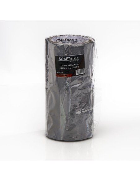 BANDA ADEZIVA ARGINTIE 48mm x 15m, Kraft&Dele, KD11840