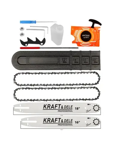 Ferastrau cu Lant pe Benzina 5,9CP + Accesorii, KD10613 Ferastrau cu Lant pe Benzina 5,9CP + Accesorii, KD10613