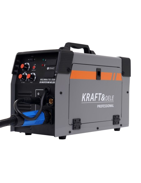Aparat de sudura MIG/MMA/TIG-250A, Kraft&Dele, KD1884