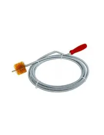 Spirala de canalizare pentru tevi cu perie 6mm x 3m, Kraft&Dele, KD11768