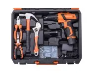Set de masina de gaurit/insurubat 18V 1,5Ah + accesorii, KD3357