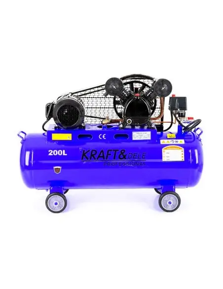 Compresor de ulei 200L 2 Pistoane 400V, Kraft&Dele, KD4063