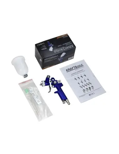 Pistol de vopsit cu pulverizare 125ml, Kraft&Dele, KD2111
